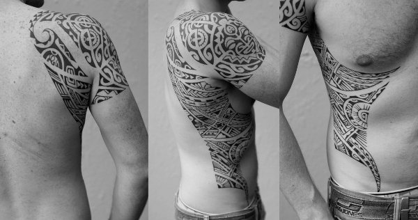 Tanne - Polynesian piece tattoo