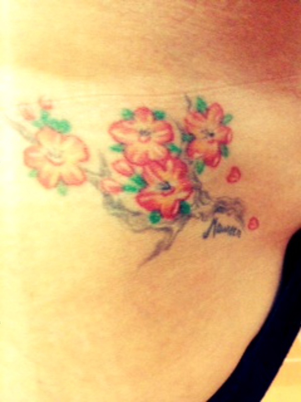 Teresa - Cherry blossoms tattoo