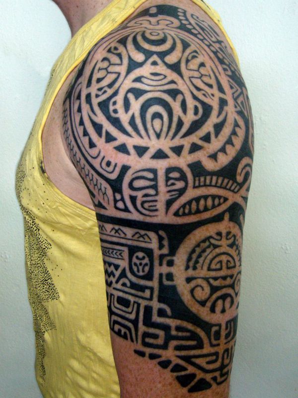 Tiki tattoo - Marquesan tattoo