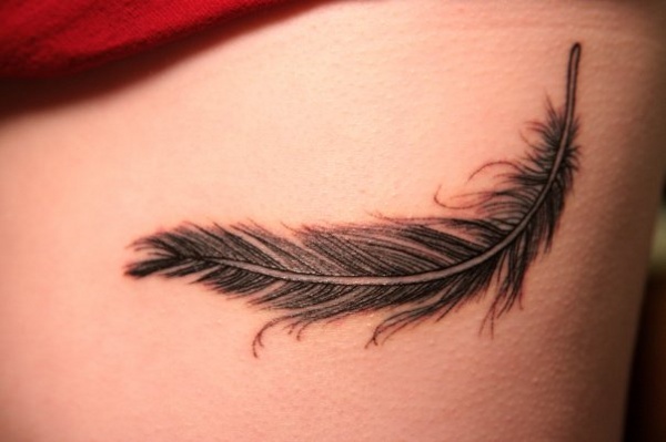 Yan - Feather tattoo